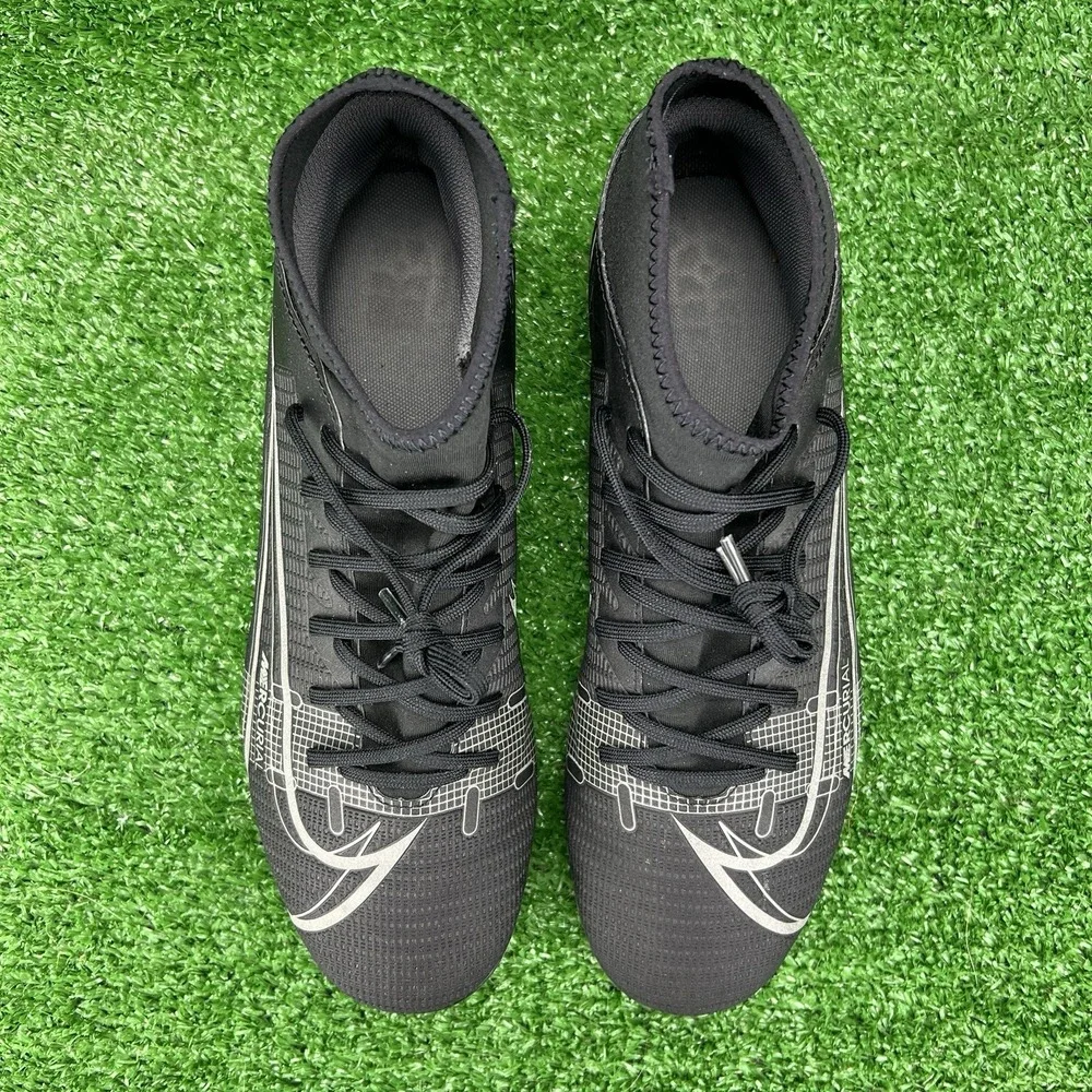 Nike Superfly 8 Club FG/MG Men's 9 Soccer Cleats CV0852 004 Black Iron Grey Boot